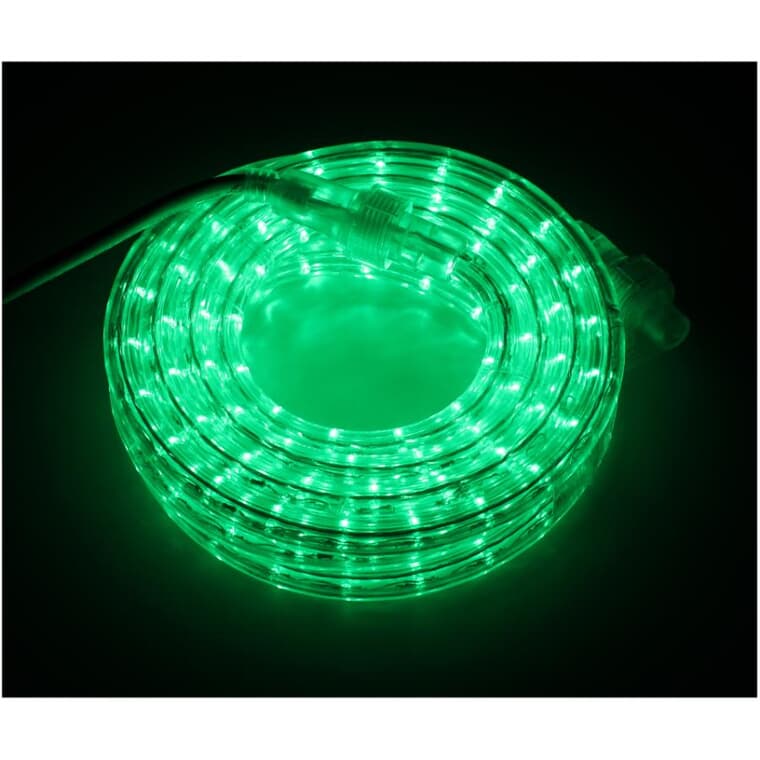 Instyle Holiday 15' Green Color Led Round Rope Light | Home Hardware