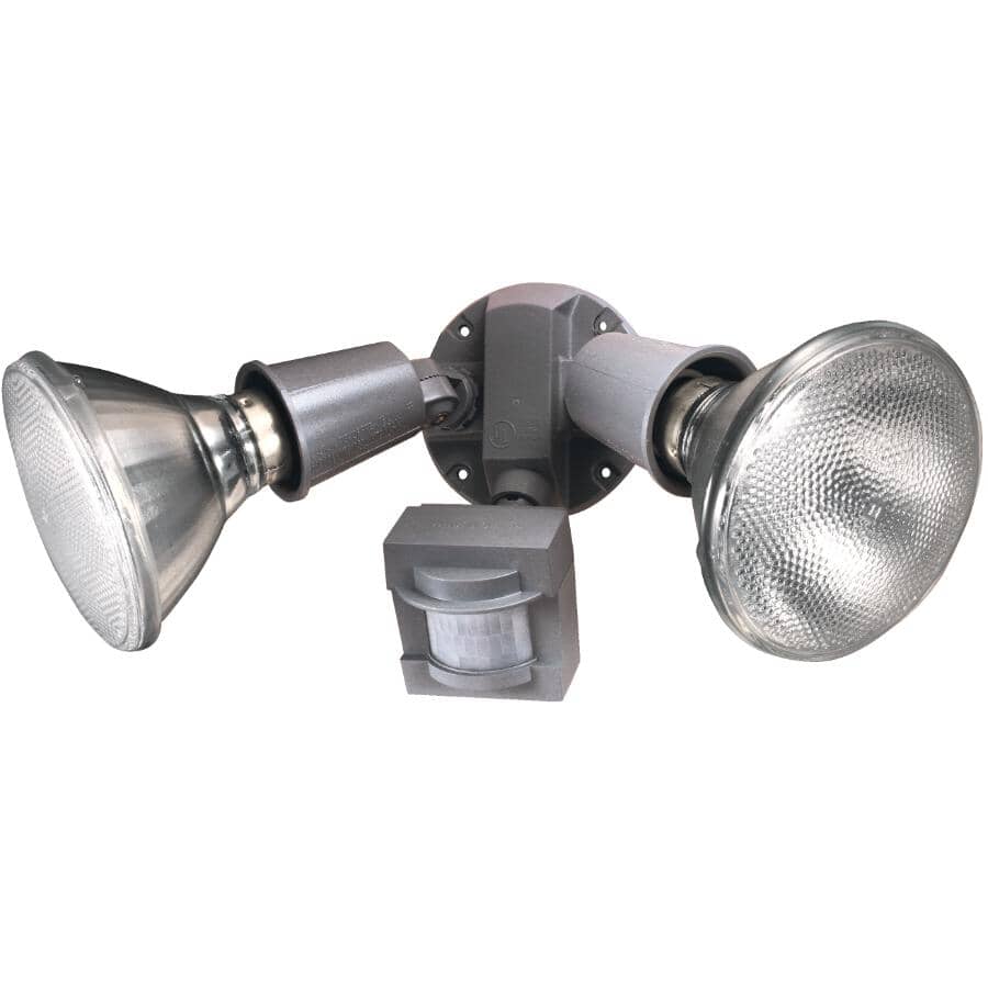 Heath Zenith Lampe de sécurité Heath Zenith à détecteur de mouvement de 240 degrés avec am