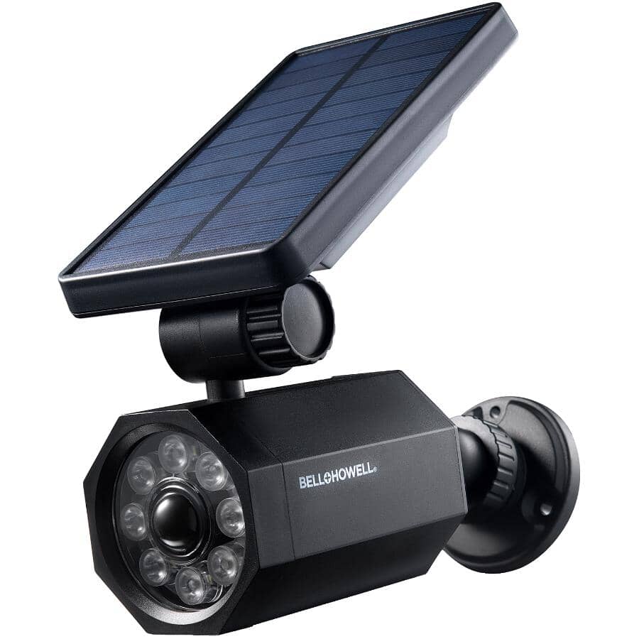 BELL & HOWELL Bionic Spotlight Solar Powered 8 LED Motion Detector ...