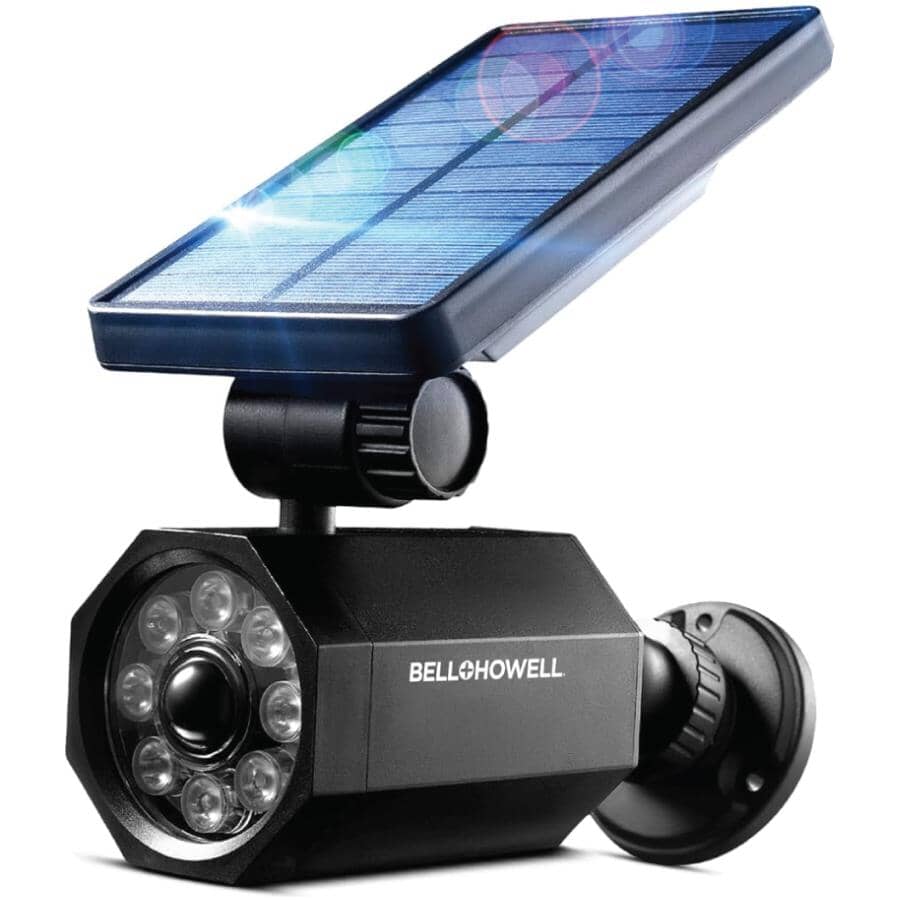 BELL & HOWELL Bionic Spotlight Solar Powered 8 LED Motion Detector ...
