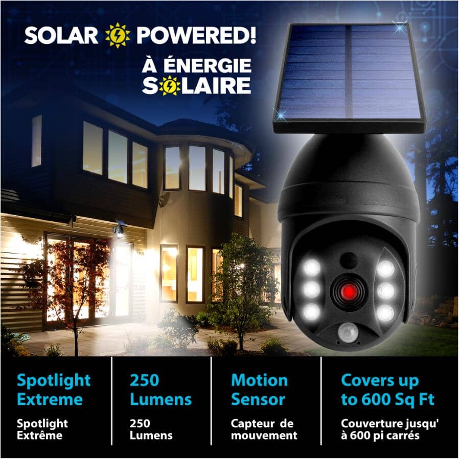 BELL & HOWELL Bionic Spotlight Extreme Solar Powered Motion Sensor ...