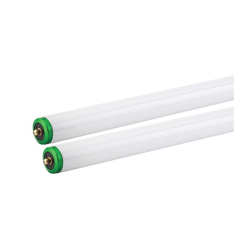 75W T12 Single Pin Natural White Fluorescent Light Bulbs - 96", 2 Pack