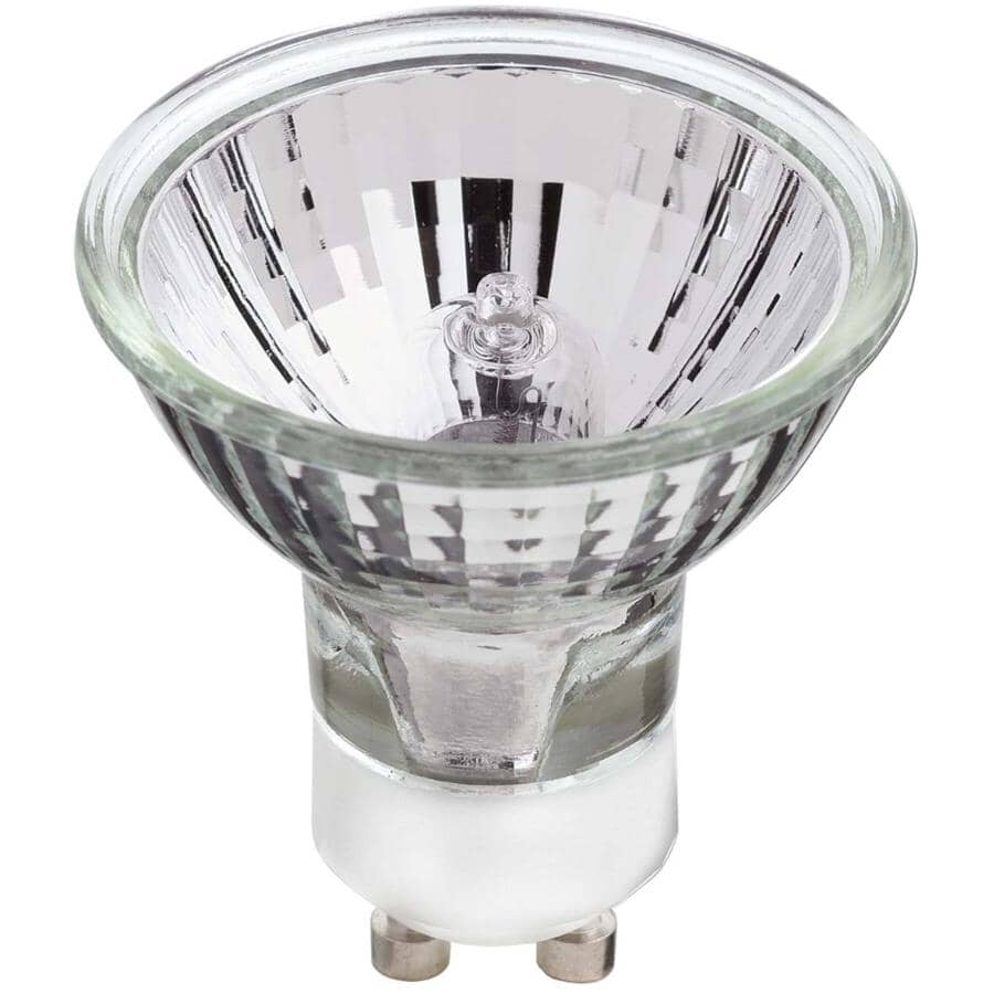 GLOBE ELECTRIC 50W MR16 GU10 Base Halogen Flood Light Bulbs | Home Hardware