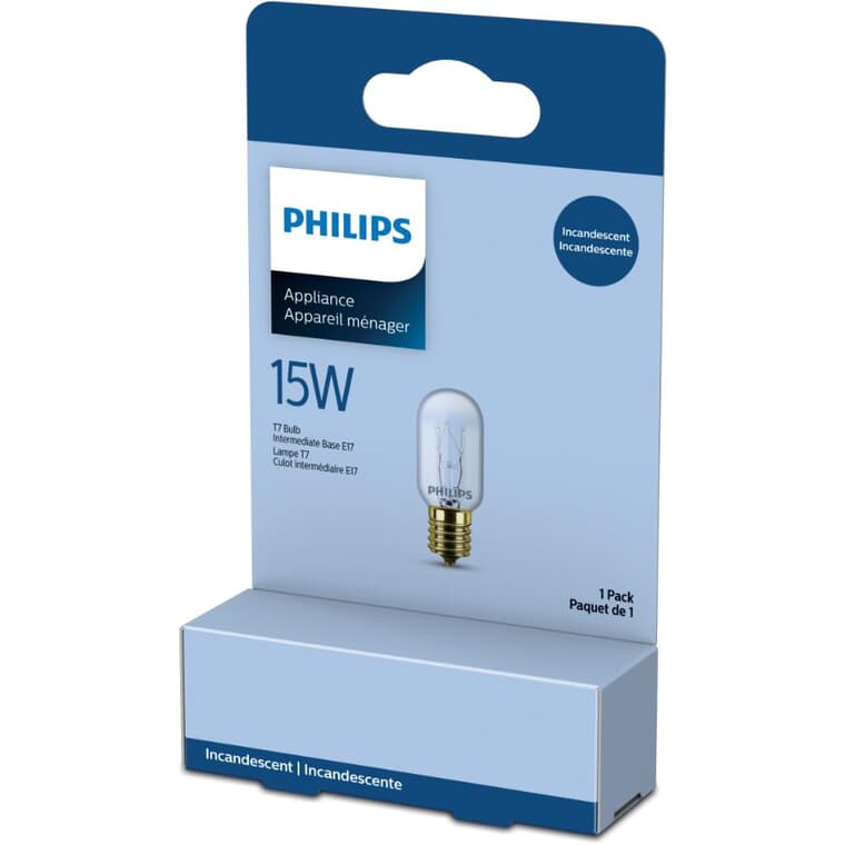15W T7 Intermediate Base Clear Appliance Light Bulb