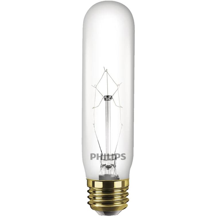 25W T10 Medium Base Clear Appliance Light bulb