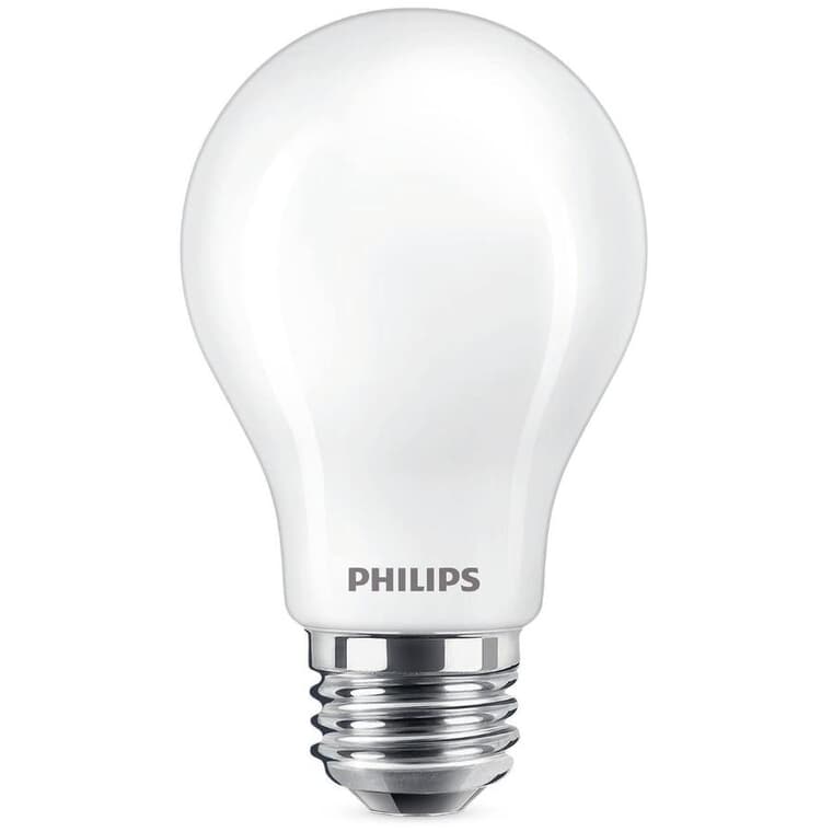 8W A19 Medium Base Soft White Warm Glow Dimmable LED Light Bulb