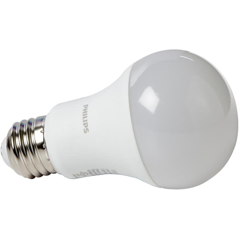 15W A19 Medium Base Daylight LED Light Bulbs - 2 Pack