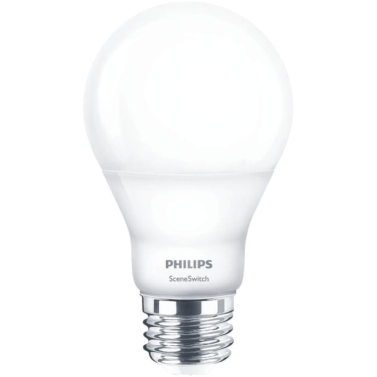 9.5W A19 Medium Base LED Light Bulb with 3 Colour Settings