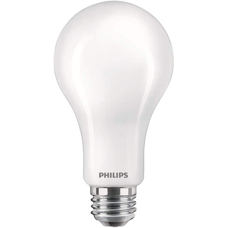 13.5W A21 Medium Base Ultra Definition Soft White Warm Glow Dimmable LED Light Bulb - Frosted Glass