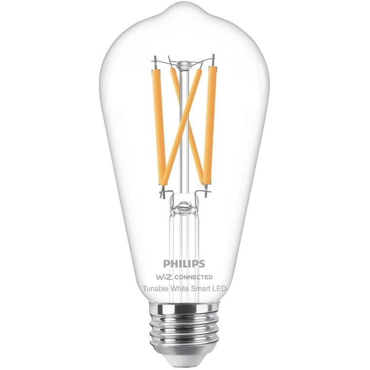5.5W ST19 Medium Base Clear Tunable Smart LED Light Bulb