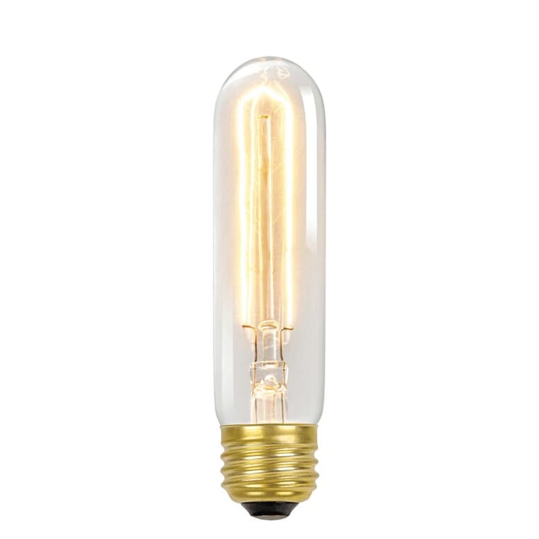 Ampoule Vintage Edison T10 de 60 W à culot moyen, teinté