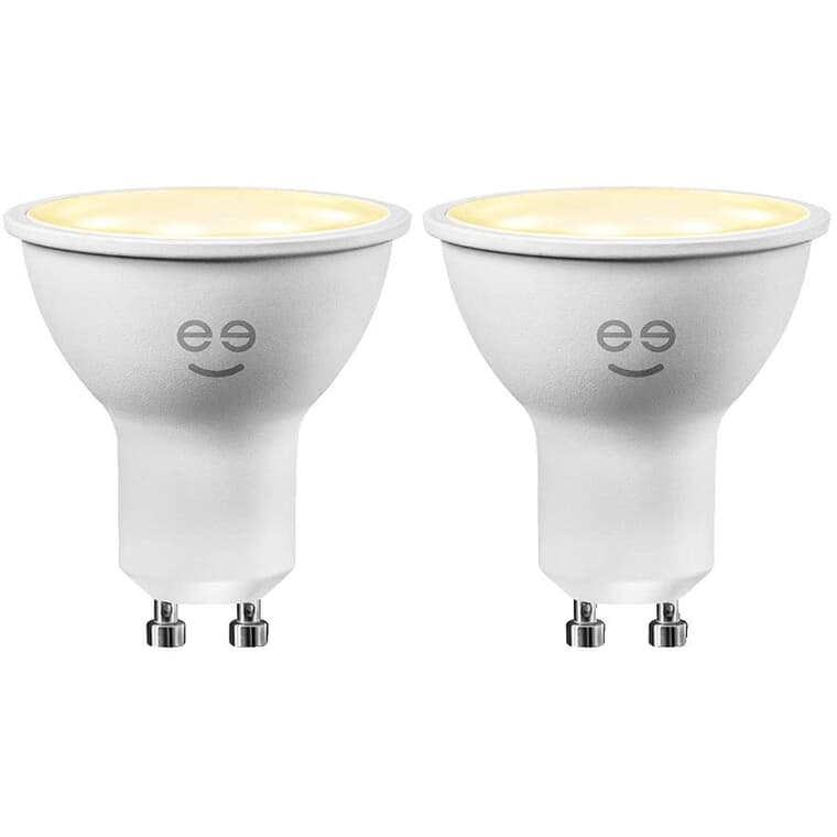 4.5W MR16 GU10 Base Tunable White Dimmable Smart LED Light Bulbs - 2 Pack