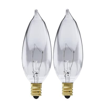 Osram Sylvania 40w 2 Pack Clear B10 European Base Chandelier Light Bulbs Home Hardware Osram Sylvania 40w 2 Pack Clear B10, 40w Chandelier Light Bulbs