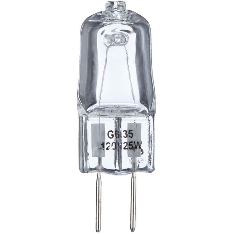 Ampoule halogène à capsule T4 de 25 W à culot G6.35