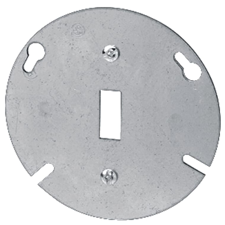 Plaque d'obturation octogonale pour interrupteur à bascule