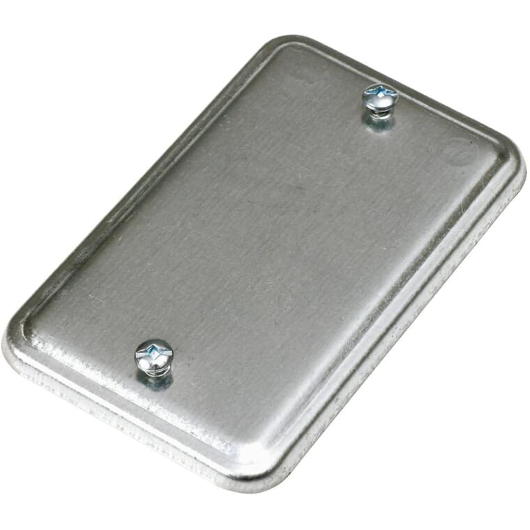 Blank Utility Box Receptacle Cover