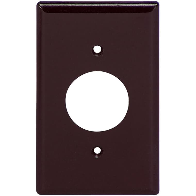 Brown Round-Hole Wall Plate