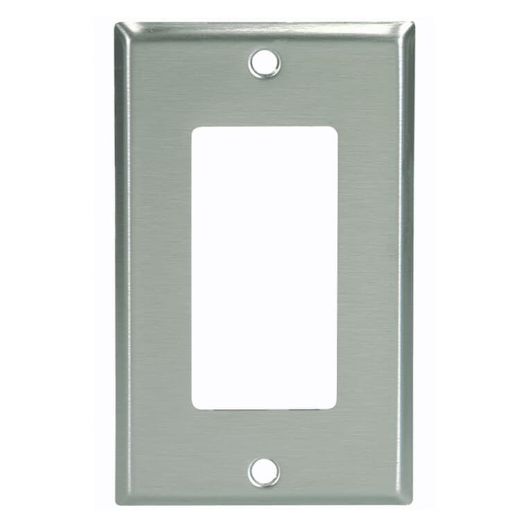 Stainless Steel 1 Device Switch Plate