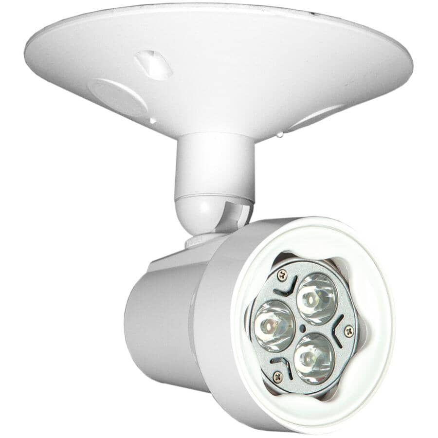 EMERGI-LITE:1 Light LED Security Light with 300 Degree Rotation Swivel