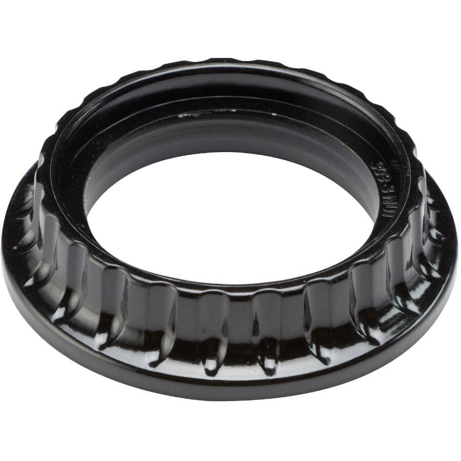 ATRON 44mm Black Phenolic Threaded Socket Ring | Home Hardware