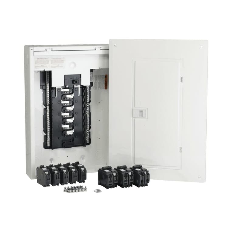 100 Amp 16/32 Circuit Retrofit Panel Package with Breakers