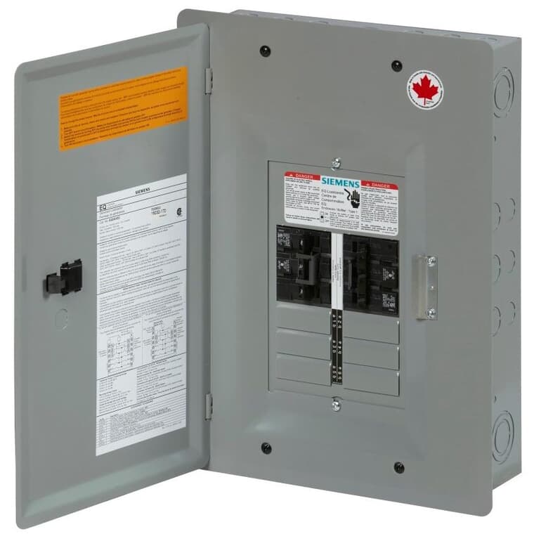 60 Amp Generator Panel Box - 6/12 Circuit
