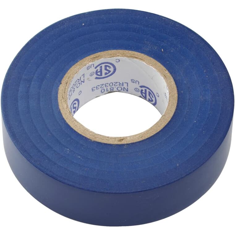 PVC Electrical Tape - Blue, 7 mil x 3/4" x 60'