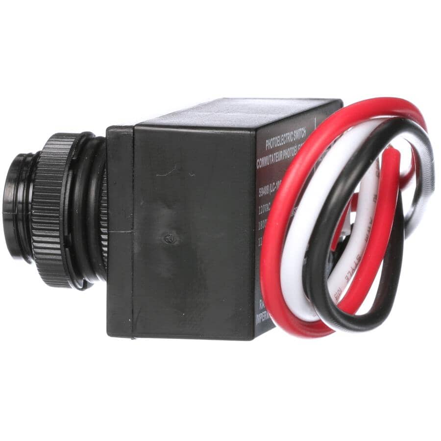 WOODS Button Style Dusk-to-Dawn Photocell for All Light Bulbs | Home ...