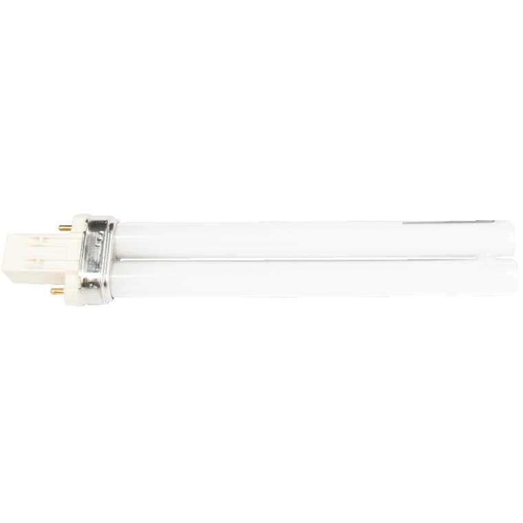 Ampoule fluocompacte PL-S de 13 W à culot GX23 à 2 broches, blanc doux
