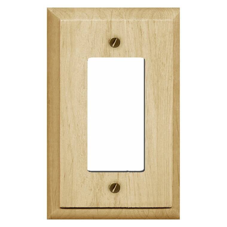 Wood Decorator 1 Device Switch Plate