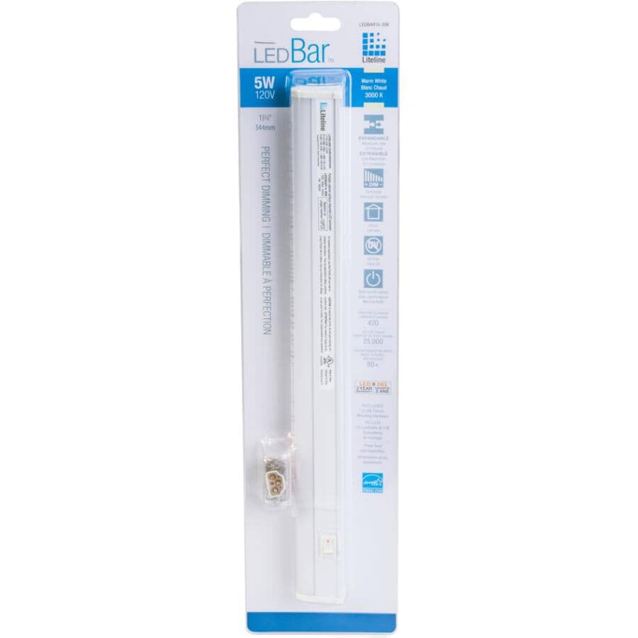 Dazzled By Liteline 5W White LED Fluorobar Light Fixture | Home Hardware