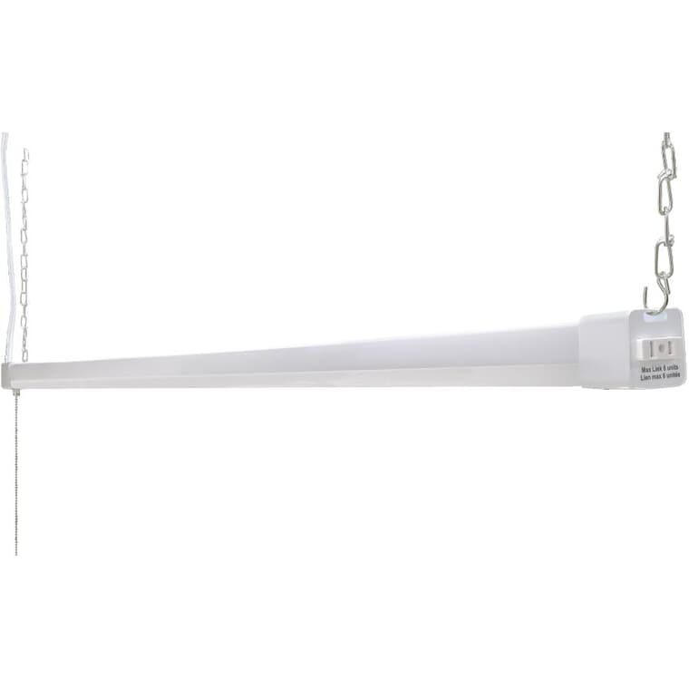 Lampe d'atelier à DEL avec cordon d'alimentation de 5 pi, 36 W, 48 po