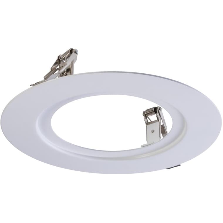 4" Reduction Gimble Ring Trim - White