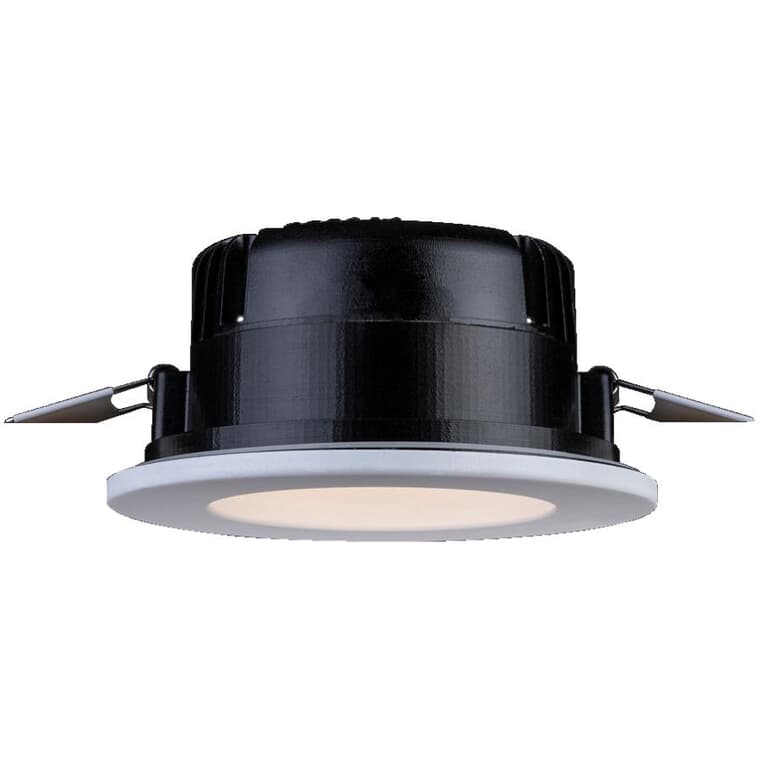 4" ThinLED Recessed Baffle Fixture with CCT Switch - White
