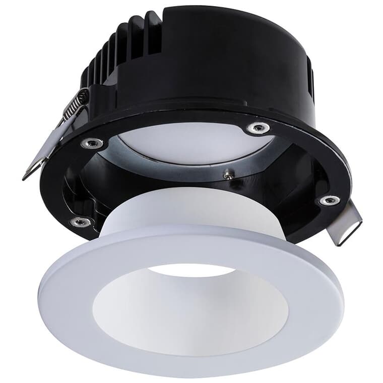 Omega Pro 4" LED Recessed Baffle Smart Dimmable Light Fixture - White, 12W