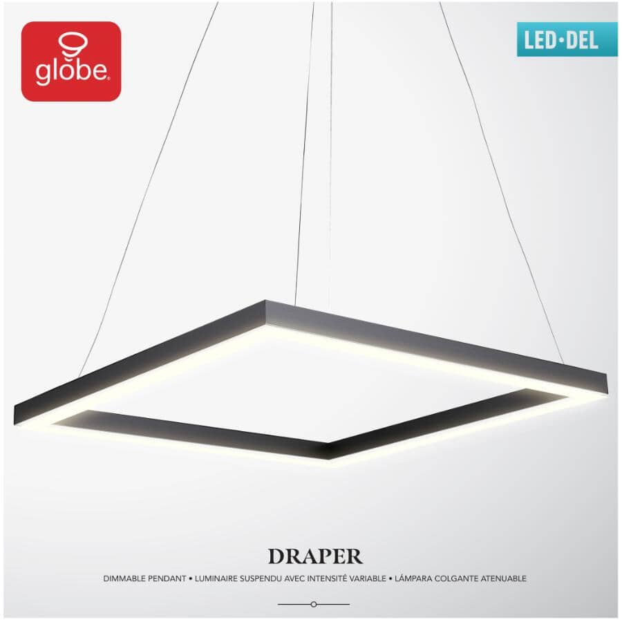 GLOBE ELECTRIC Draper LED Pendant Light Fixture | Home Hardware