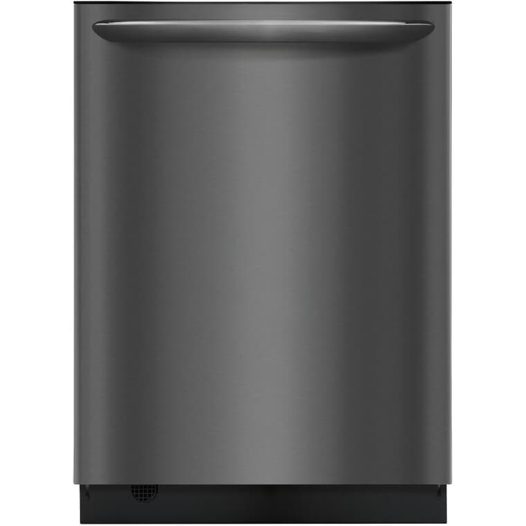 Lave-vaisselle encastré (FGID2479SD), commandes sur le dessus, acier inoxydable noir Smudge-Proof avec intérieur en acier inoxydable, 24 po
