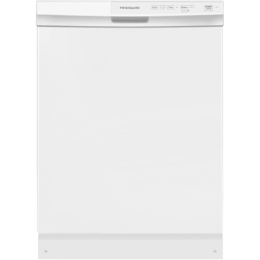 FRIGIDAIRE:Built-In Tall Tub Dishwasher (FFCD2413UW) - Front Control + White with Plastic Interior, 24"