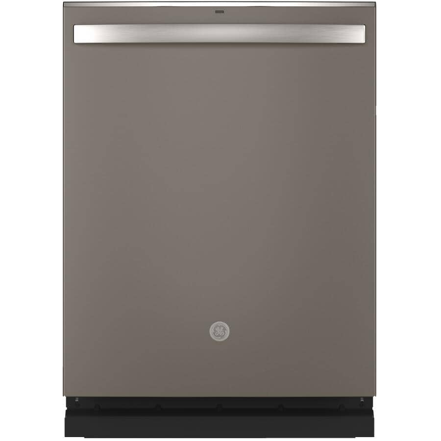 GE:Built-In Tall Tub Dishwasher (GDT665SMNES) - Top Control + Slate with Stainless Steel Interior, 24"