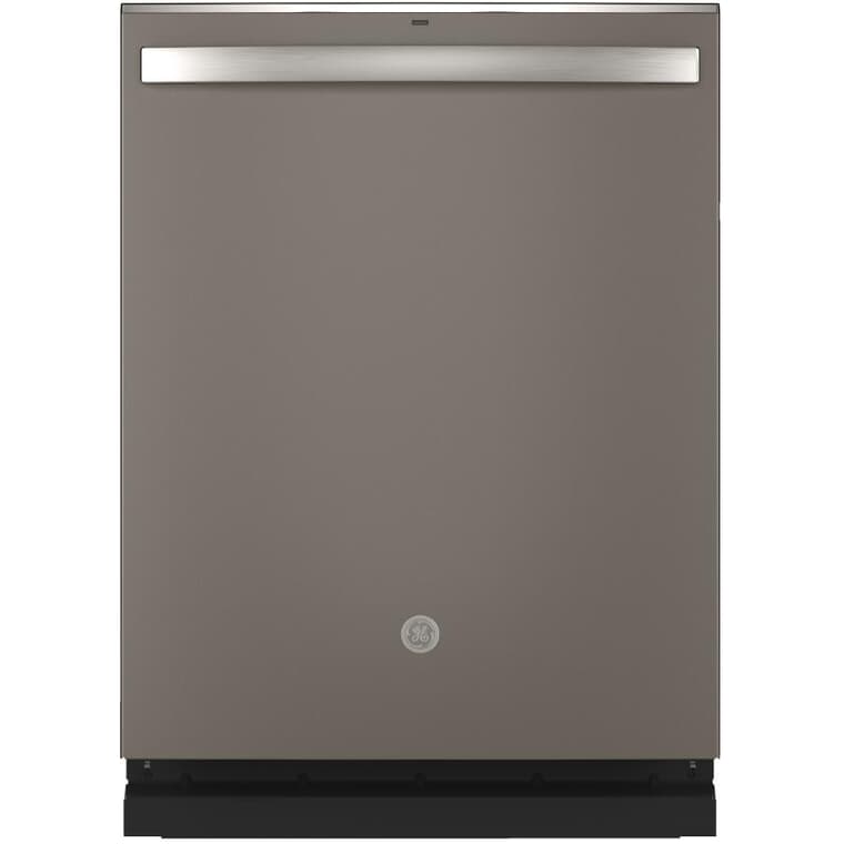 Built-In Tall Tub Dishwasher (GDT665SMNES) - Top Control + Slate with Stainless Steel Interior, 24"