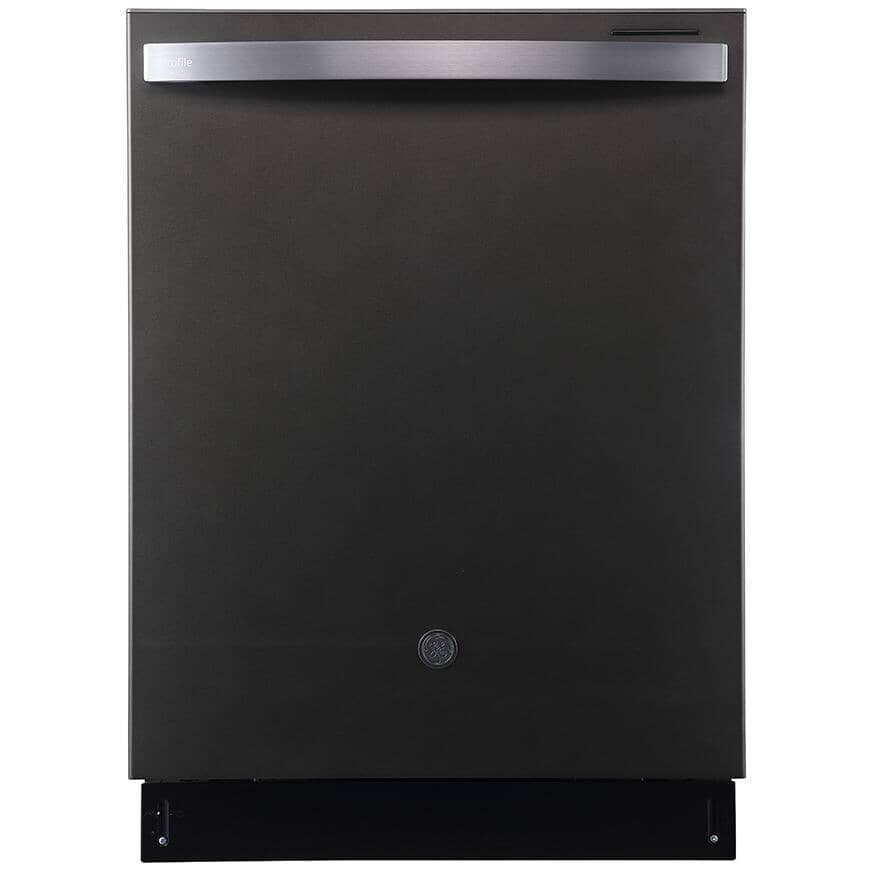 GE PROFILE:24" Built-In Tall Tub Dishwasher (PBT865SMPES) - Top Control + Slate with Stainless Steel Interior