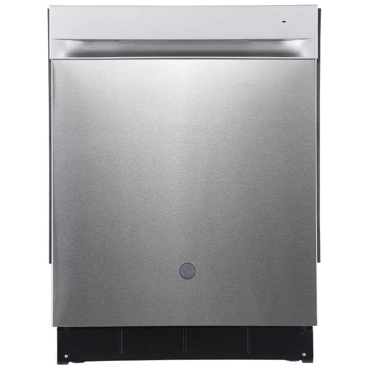 24" Built-In Tall Tub Dishwasher (GBP534SSPSS) - Top Control + Stainless Steel