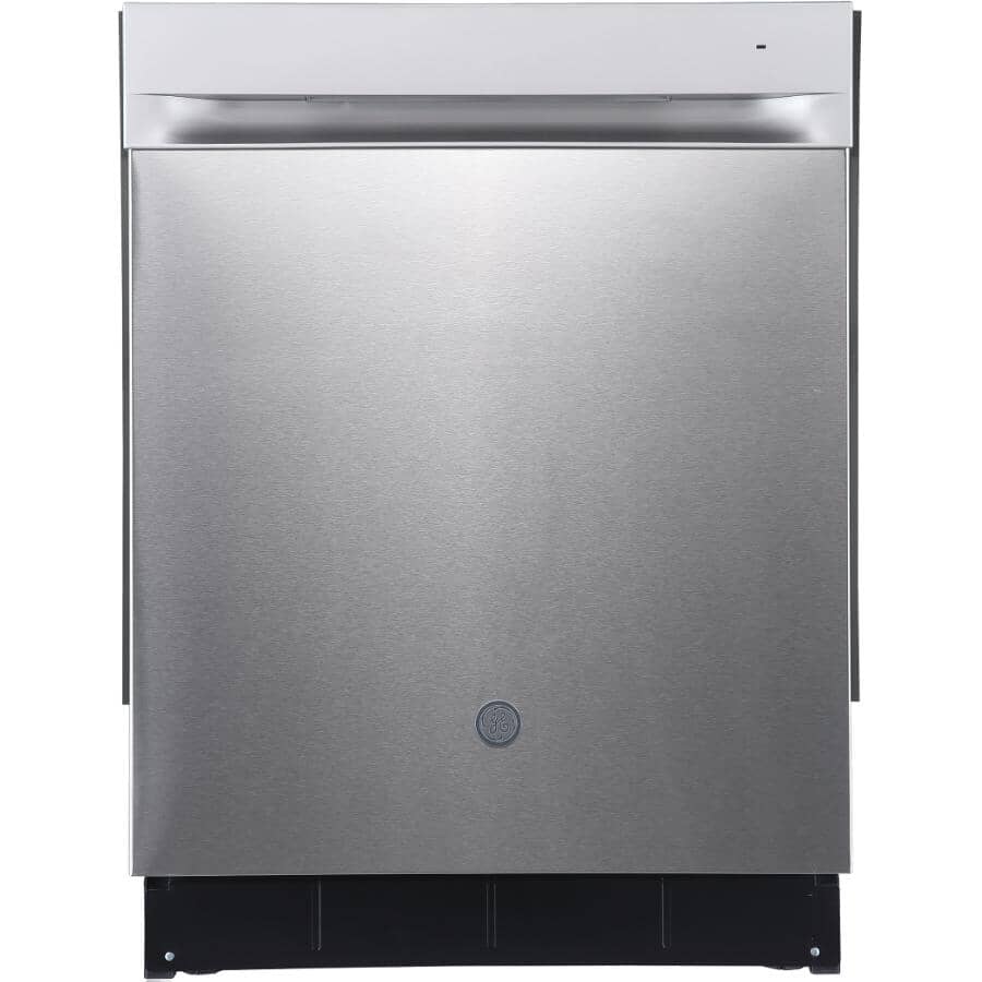GE:24" Built-In Tall Tub Dishwasher (GBP534SSPSS) - Top Control + Stainless Steel