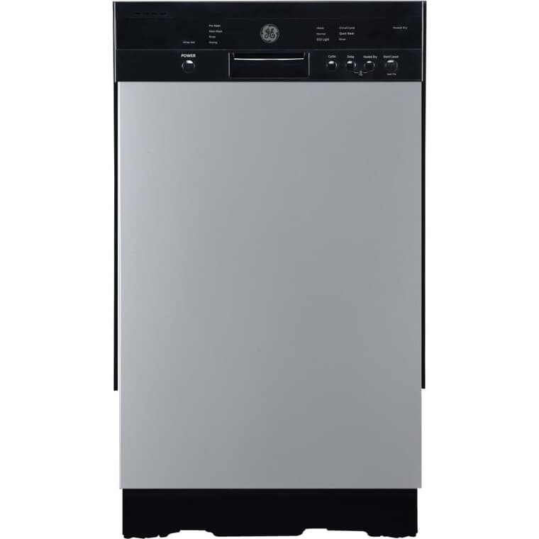 18" Built-In  Tall Tub Dishwasher (GBF180SSMSS) - Front Control + Stainless Steel with Stainless Steel Interior