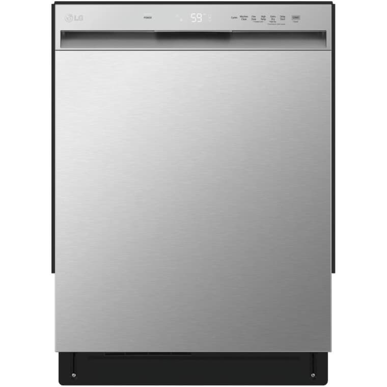 24" Built-In Dishwasher (LDFN3432T) - Front Control + QuadWash + Stainless Steel