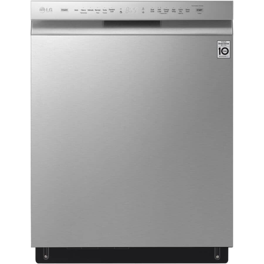 LG:24" Built-In Dishwasher (LDFN4542S) - with Third Rack + Front Control + QuadWash + Stainless Steel
