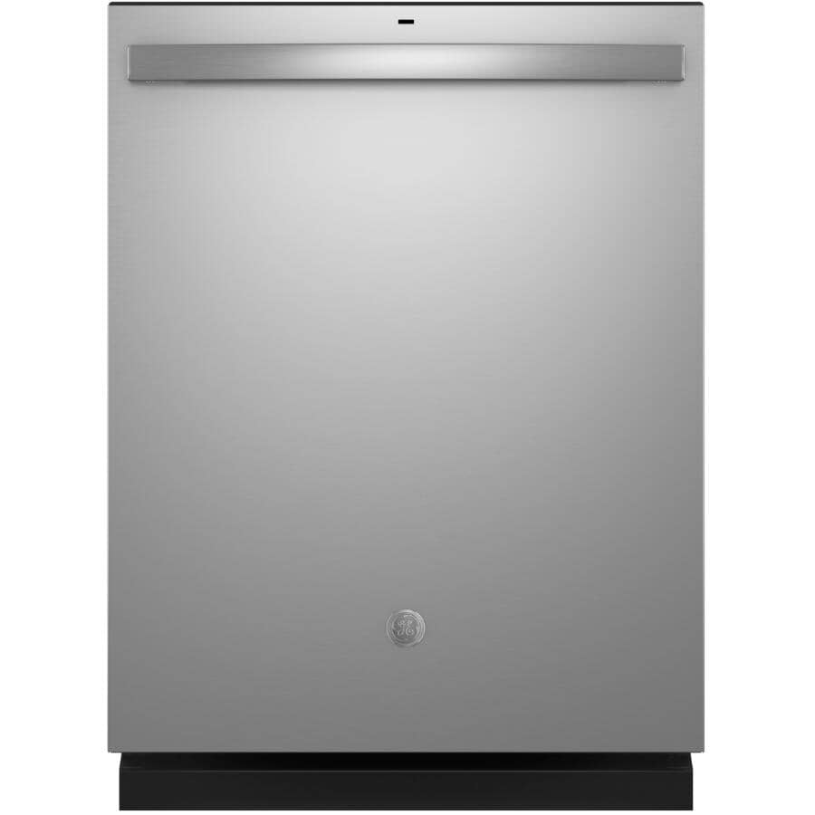 GE:Built-In Dishwasher with Sanitize Cycle (GDT635HSRSS) - Top Control, Stainless Steel, 24"
