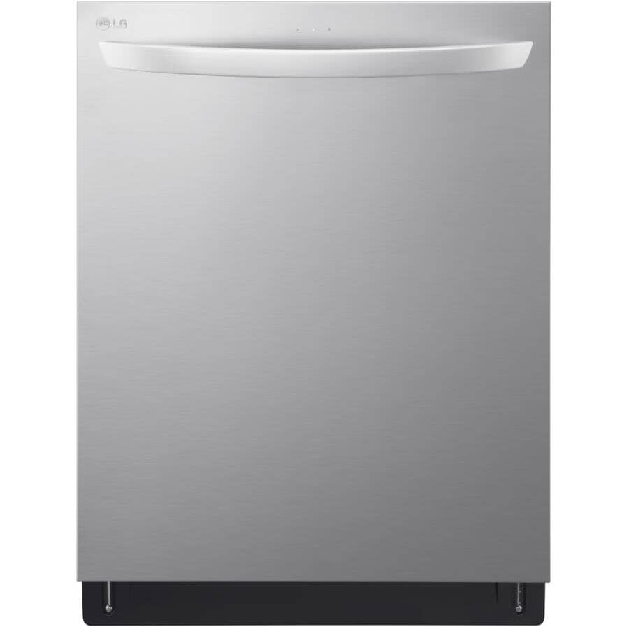 LG:24" Smart Built-In Dishwasher (LDTH7972S) - with Top Controls + 1-Hour Wash & Dry, Stainless Steel