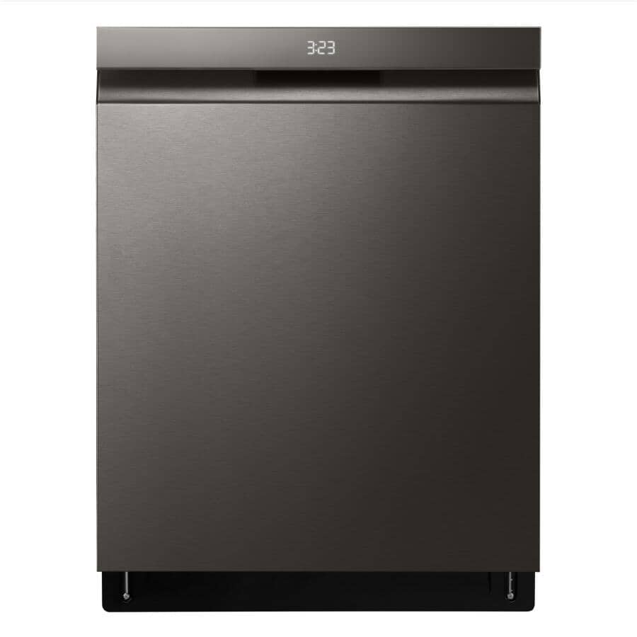 LG:24" Smart Built-In Dishwasher (LDPM6762D) - with Top Controls + Dynamic Dry, Black Stainless Steel