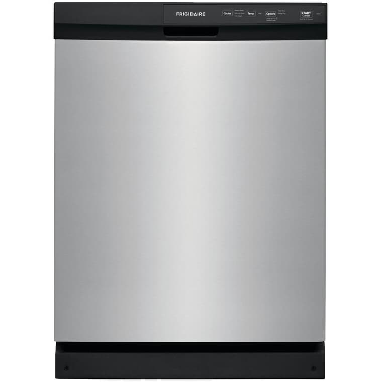Built-In Tall Tub Dishwasher (FFCD2413US) - Front Control + Stainless Steel with Plastic Interior, 24"